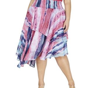 Tie Dye Skirt. Woman's 3x